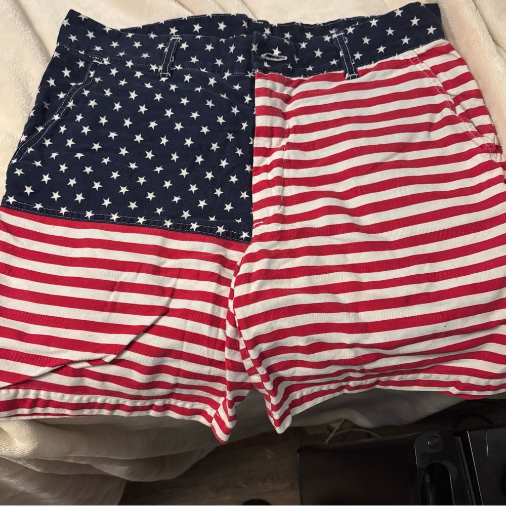 Chubbies Red, White, and Blue Star-Striped Men's Shorts